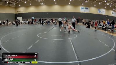 92 lbs Round 8 (10 Team) - Arlo Dye, Irontide vs Tyler Tuttle, 84 Athletes