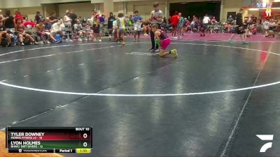 80 lbs Quarters & Wb (16 Team) - Tyler Downey, Morris Fitness #2 vs Lyon Holmes, BHWC/ Dirt Divers