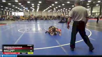 88 lbs Round 1 (6 Team) - Brandan McLaughlin, East Coast Elite vs Bailey Casey, Team Sconnie