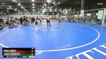 100 lbs Round 4 (6 Team) - Daniel McDermott, RALEIGH ARE WRESTLING vs Avett Lindsay, BELIEVE TO ACHIEVE