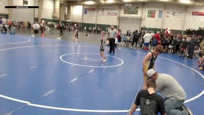 70 lbs Cons. Round 1 - Blake Olson, Highland Middle School vs Beau Parsons, Warrior Wrestling Academy