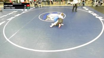 126 lbs Cons. Round 6 - Joshua Theis, Lincolnway East vs Koby Clark, Unattached