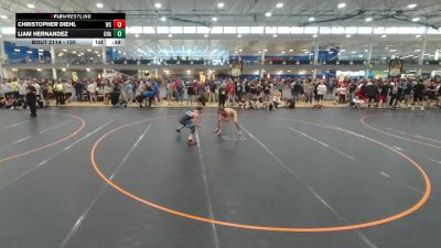 120 lbs Cons. Round 1 - Liam Hernandez, Unattached vs Christopher Diehl, Unattached