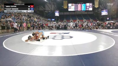 125 lbs Champ. Rd Of 16 - Mika Yoffee, NV vs Kailey Benson, MO