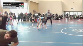 90 lbs Rr Rnd 3 - Hazel McQuin, Cordoba Trained (Tidal Force Girls) vs Remington Rodriguez, ICWL Lady Bruisers