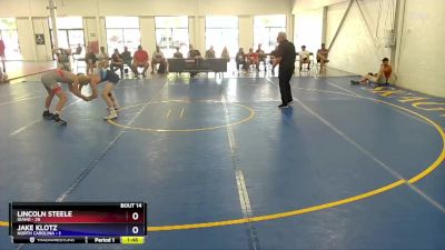 130 lbs Round 5 (6 Team) - Lincoln Steele, Idaho vs Jake Klotz, North Carolina