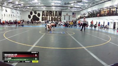 149 lbs Round 4 (6 Team) - Brandon Lee, Ohio Northern vs Ty Fink, University Of Wisconsin Eau Claire