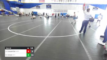 132 lbs Rr Rnd 5 - Xaiver Carpentier, Ares Wrestling Club vs Kaden Inman, Patton Trained WC