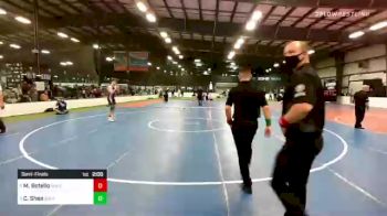 132 lbs Semifinal - Mark Botello, MetroWest United vs CJ Shea, Southside Wrestling Club