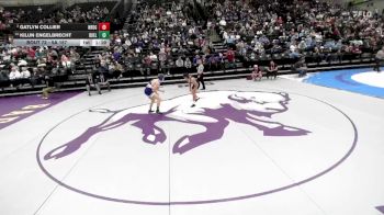 5A 157 lbs Champ. Round 1 - Kilun Engelbrecht, Box Elder vs Gatlyn Collier, Northridge