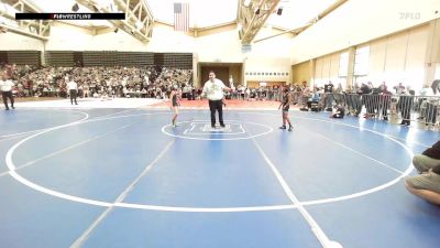 63-M lbs Consi Of 16 #1 - Elijah Johnson, Teaneck Wrestling vs Isabella Zaak, Legal Pain