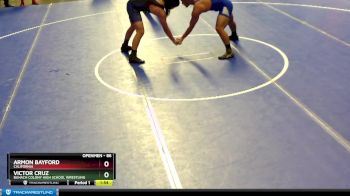 86 lbs Champ. Round 1 - Armon Bayford, California vs Victor Cruz, Buhach Colony High School Wrestling