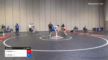 74 kg Prelims - Cooper Mosier, Unattached vs Cade DeVos, Jackrabbit Wrestling Club