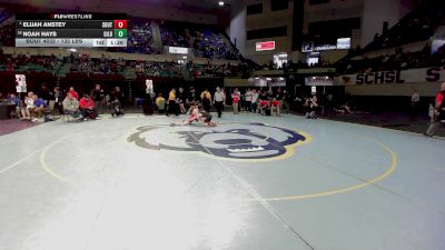 132 lbs Round Of 16 - Elijah Anstey, South Pointe vs Noah Hays, Gilbert