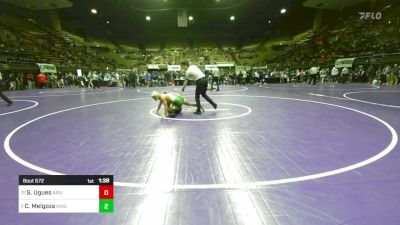 115 lbs Quarterfinal - Santana Ugues, Arvin vs Carlos Melgoza, Kingsburg