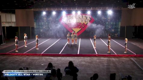 Velocity All Star - VORT3X [2026 L3 Junior - Flex - D2 Day 2] 2026 Spirit Sports Hershey Nationals