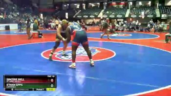 1 lbs Quarterfinal - Ethan Epps, Commerce vs Sincere Bell, St. Anne-Pacelli