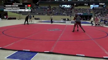 235 lbs Cons. Round 2 - Kambrie Whitlock, Trigg County vs Jazzmin Coulter, Taylor County