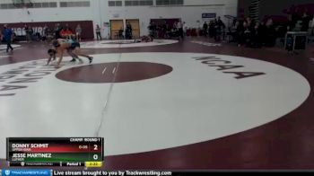 133 lbs Champ. Round 1 - Donny Schmit, Upper Iowa vs Jesse Martinez, Luther