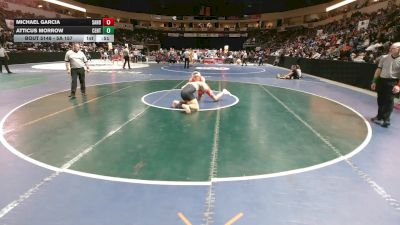 5A 157 lbs Cons. Round 1 - Michael Garcia, Sandia vs Atticus Morrow, Centennial