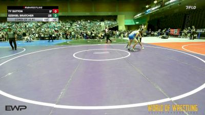 145 lbs Consi Of 16 #1 - Ty Sutton, New Plymouth vs Ezekiel Bratcher, Live Oak High School