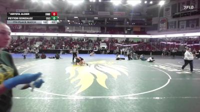 115 lbs 7th Place Match - Krysta Alder, Emmett vs Peyton Gonzalez, Caldwell