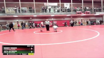 182 lbs Cons. Semi - Seth Jacobson, Shelley High School vs Rowdy Weekes, Madison High School