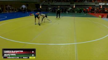 88 lbs Quarterfinals (8 Team) - Devon Kneisl, BHVPP vs Camryn Blackketter, Watertown-Mayer