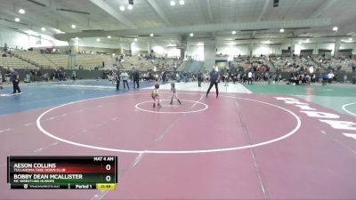 45 lbs Cons. Round 2 - Bobby Dean McAllister, MC Wrestling Huskies vs Aeson Collins, Tullahoma Take Down Club