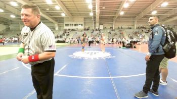 185 lbs Rr Rnd 1 - Michela Clifford, Warrior RTC vs Azariyah Johnson, Buccaneers WC