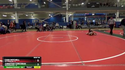 92 lbs Placement Matches (16 Team) - Christian Corcoran, Neighborhood vs Cash Mitchell, All American