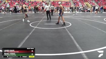 140 lbs Cons. Round 4 - James Davis, Jeff West Wrestling Club vs Remey Perez, Lakin Wrestling Club