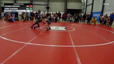 93 lbs Final - Coleman Beecroft, Spring Grove vs Angel Flanagan, Carnegie
