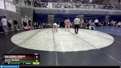 170 lbs Round 4 - Max DeDera-Ferrari, Mountain View High School vs Wyatt Romero, Jet House