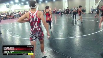 132 lbs Semis & 1st Wrestleback (8 Team) - Robbie Vincent, Straw Hats vs Levi Wall, Social Circle Black