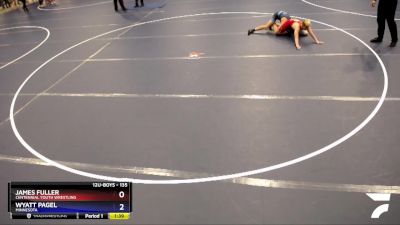 135 lbs Round 1 - James Fuller, Centennial Youth Wrestling vs Wyatt Pagel, Minnesota