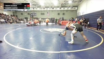 165 lbs Cons. Round 2 - Roberto Santos, Chino Hills vs Travis Coleman, Paloma Valley