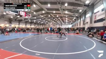 100 lbs Cons. Semi - Sean Gonzales, Spring Klein Wrestling Club vs Belle Garcia, Alamo City Wrestling Club