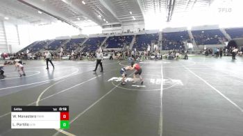 54 lbs Consolation - William Monastero, Parker Invictus WC vs Liam Portillo, LV Bears WC