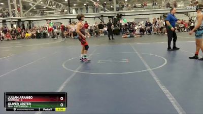 106 lbs Semis (4 Team) - Julian Arango, Scorpions vs Oliver Lester, Team Shutt Nation