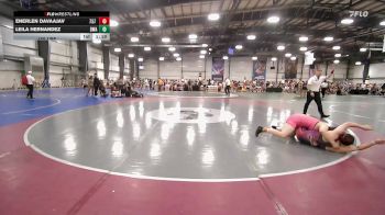 165 lbs Rr Rnd 2 - Enerlen Davaajav, 757 Sirens vs Leila Hernandez, Diesel Wrestling Academy Orange