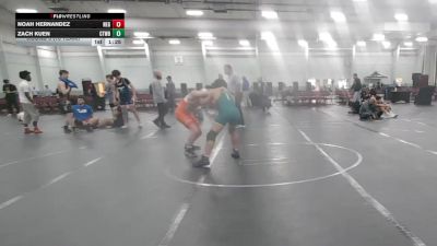 132 lbs Round 9 (10 Team) - Zach Kuen, CHWHALE Blue vs Noah Hernandez, New England Gold