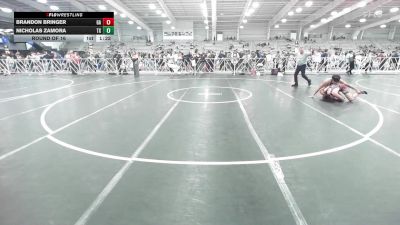 152 lbs Round Of 16 - Brandon Bringer, GA vs Nicholas Zamora, TX