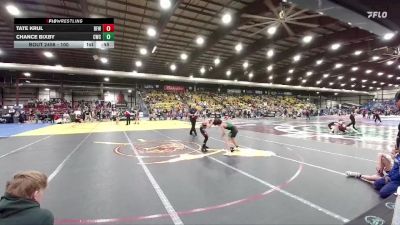 100 lbs Cons. Round 4 - Chance Bixby, Colstrip Wrestling Club vs Tate Krul, Belle Fourche Wrestling