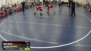 132 lbs Finals (8 Team) - Riley Watts, Iowa USA Red vs Lincoln Hinchman, Indiana Gold