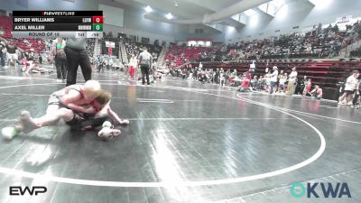61 lbs Round Of 16 - Bryer Williams, Locust Grove Youth Wrestling vs Axel Miller, Skiatook Youth Wrestling
