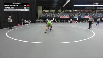 174 lbs Cons. Round 2 - 11 Abel Nava, Providence vs Christion Griggs, Benedictine