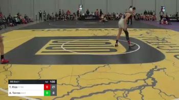 110 lbs Rr Rnd 1 - Trae Rios, Team Tulsa NDT vs Ayden Torres, Whitted Trained