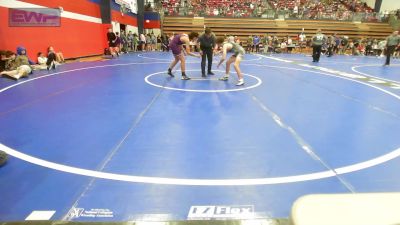 106 lbs Quarterfinal - Cael Holcomb, Pawhuska Elks Takedown vs Carlos Rautenberg, Vian Wrestling Club