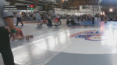 130 lbs Quarterfinal - Julian Zargo, Rise vs Owen Milmore, KD Training Center